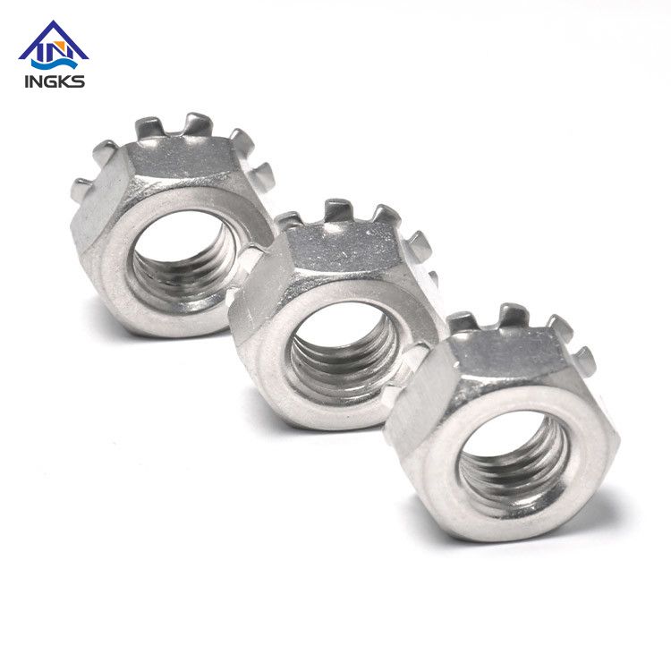 Stainless Steel K Type Lock Cap Nuts With Toothed Lock Washer