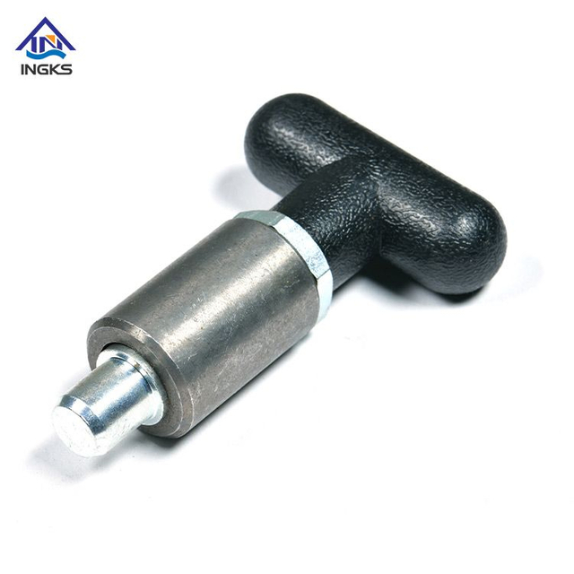  IKS431 Stainless Steel Carbon Steel T Handle Pull Knob Indexing Plunger