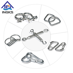 Stainless Steel Pin Anchor Shackle Snap Hook Turnbuckle Rigging Hardware