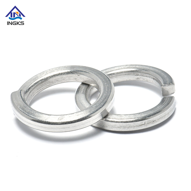 Spring Washer Stainless Steel DIN127 ANSI/ASME B18.21.1 Silver Tone Plain