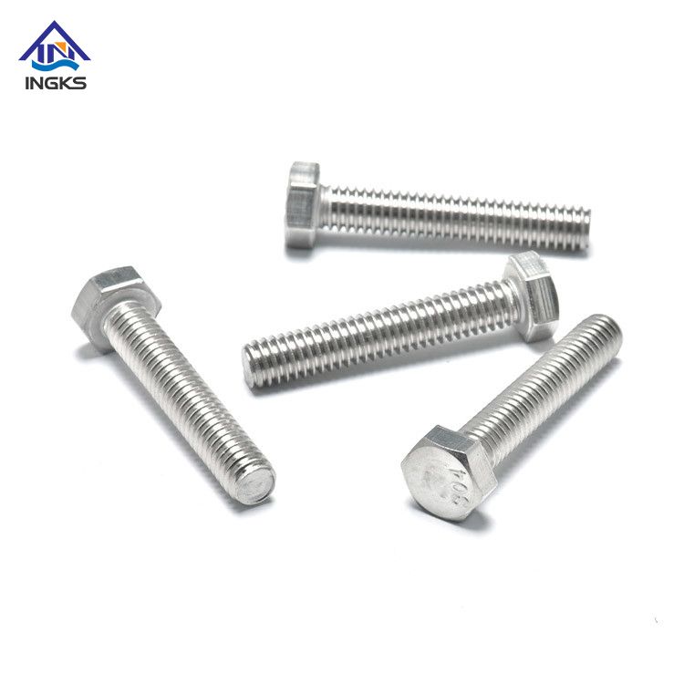 Stainless Steel 304 316 Full Thread Hex Head Bolt DIN933