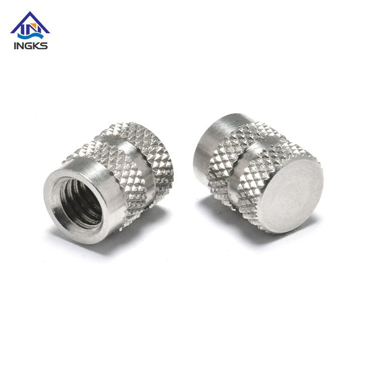 Stainless Steel Double Diamond Knurled Insert Nuts