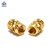 INGKS Brass Double Twill Knurled Insert Nuts with A Thin Knurling