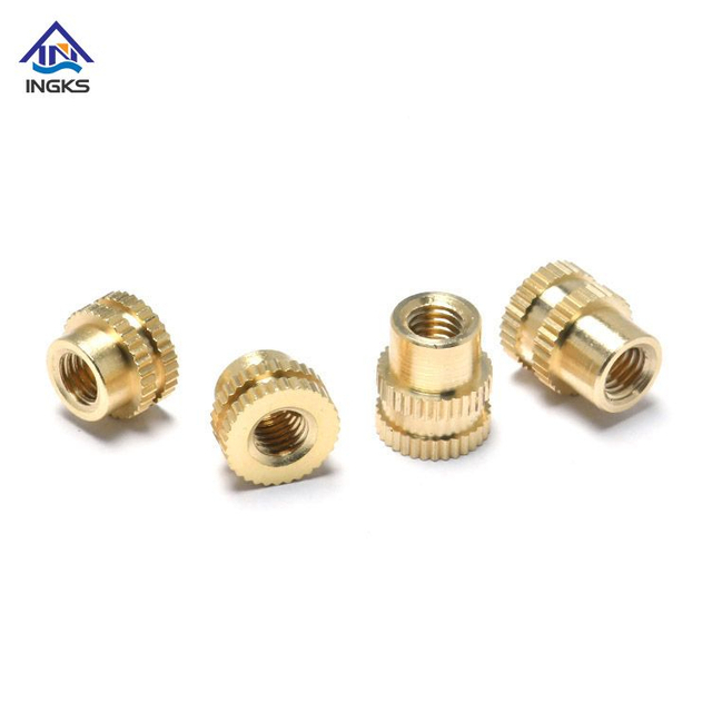 Double Straight Knurling Brass Insert Nuts 