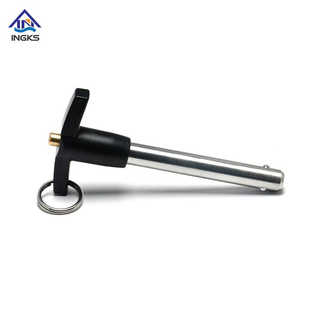  T Head Button Handle with Cable Safety Quick Release Ball Lock Pin