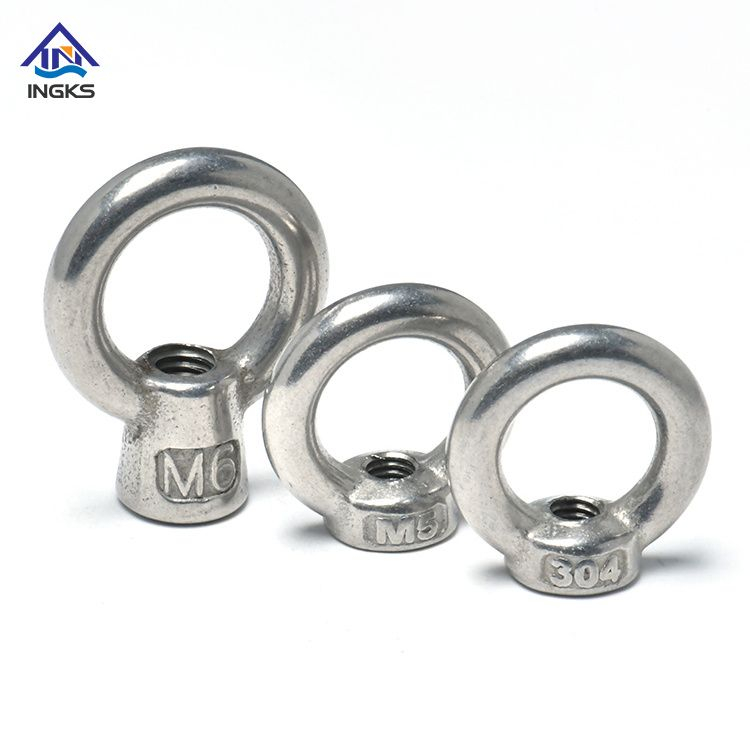 DIN582 SLifting Eye Nut Forged Round Ring Shape Eye Nuts