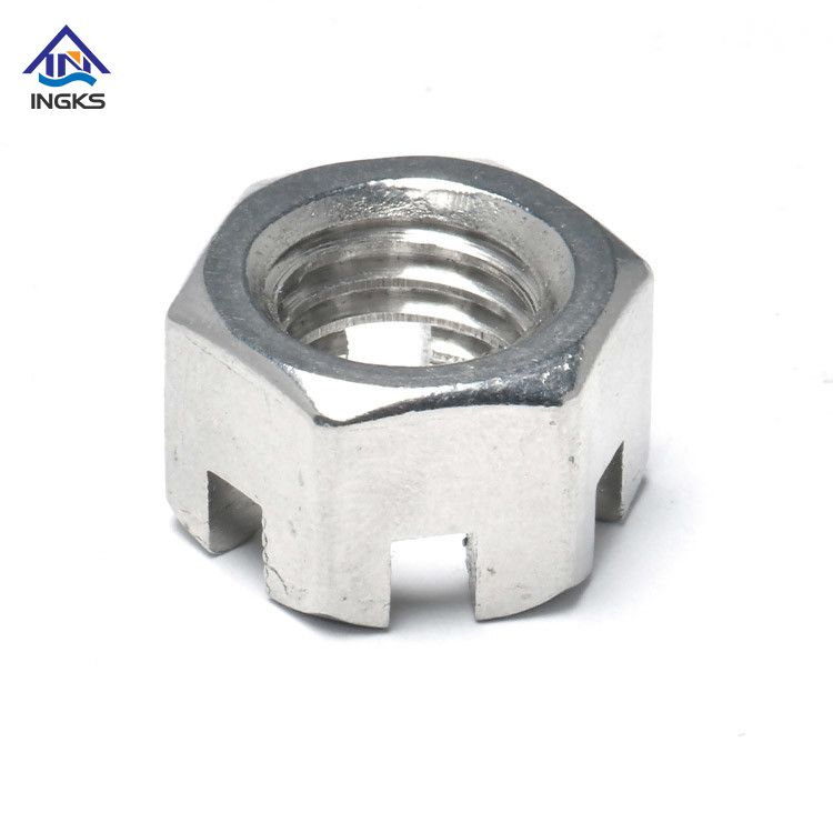 Stainless Steel 304 316 Slotted Hexagon Castle Nut DIN935 
