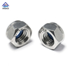 Stainless Steel Hex Nylon Lock Nuts Self Locking Insert DIN985