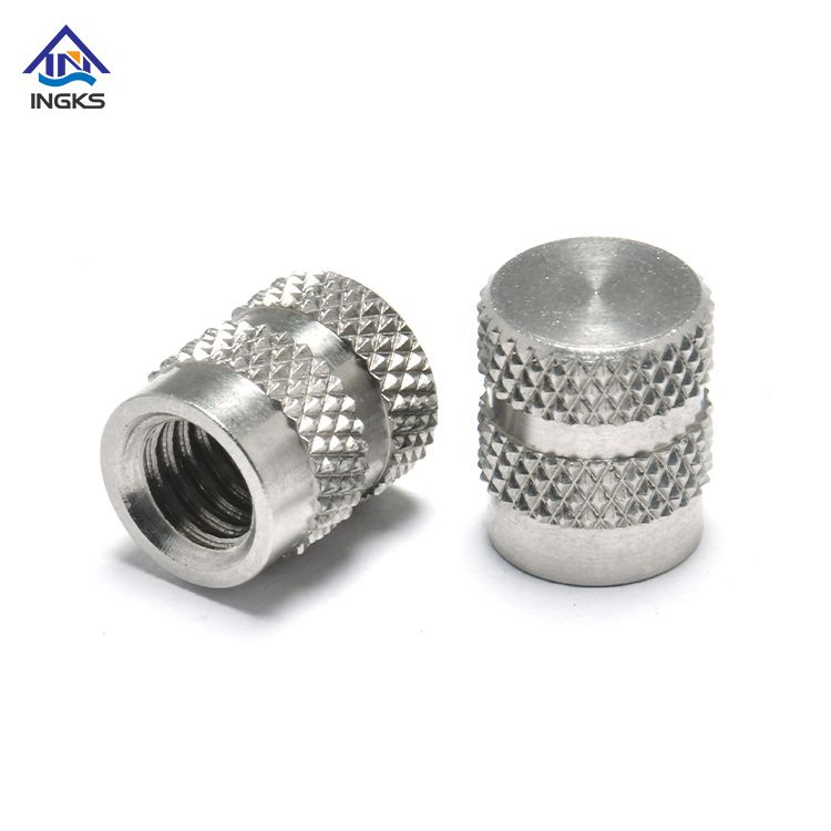 Stainless Steel Double Diamond Knurled Insert Nuts