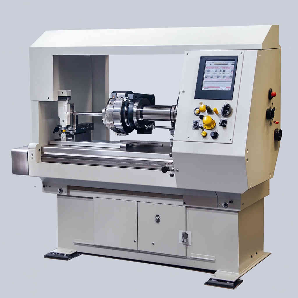 Automatic drilling lathe