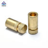 Brass Double Diamond Knurled Head Insert Nuts with Partial Internal Thread And Close End