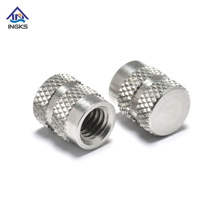 Stainless Steel Double Diamond Knurled Insert Nuts