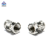 SS304/SS316 Stainless Steel Double Twill Knurled Insert Nuts