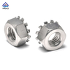 Stainless Steel K Type Lock Cap Nuts With Toothed Lock Washer