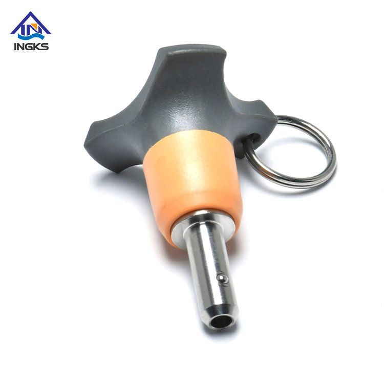 Flower Shape Rubber Handle Quick Release Pin