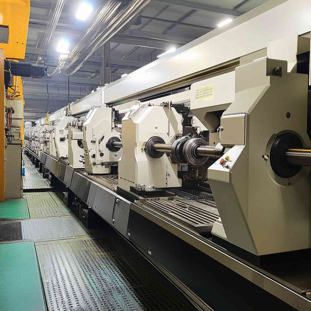 CNC lathe production line