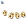 Double Straight Knurling Brass Insert Nuts 