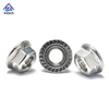 DIN6923 M5-M20 Hex Nut Stainless Steel 304 316 Hex Flange Nut Self-Locking Serrated