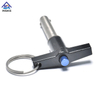 Head with Ring Button Handle Quick Rlease Ball Lock Pin