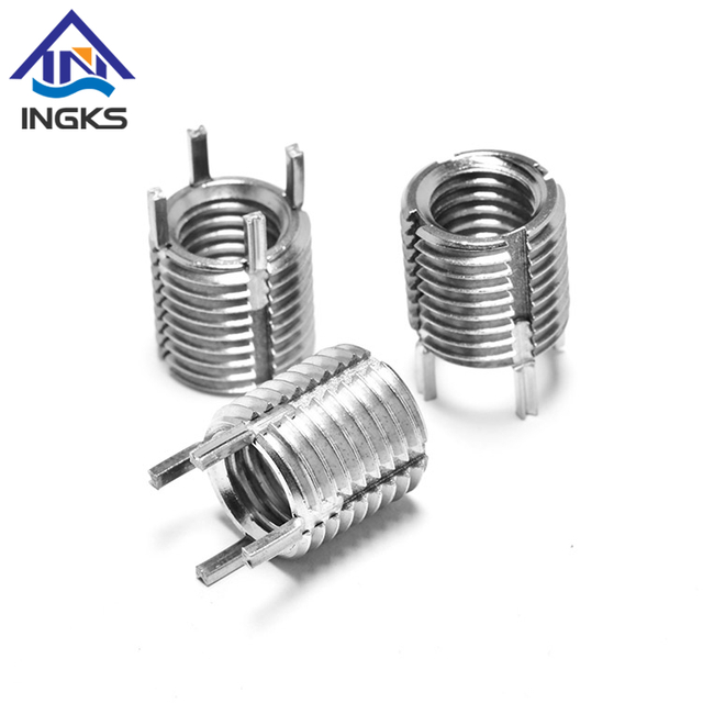 M2-M24 Stainless Steel Press Helicoil Wire Key Locking Threaded Insert 