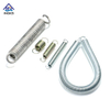 SS304/316 Alloy Steel Double Hook End Tension Spring