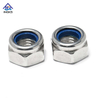 Stainless Steel Hex Nylon Lock Nuts Self Locking Insert DIN985