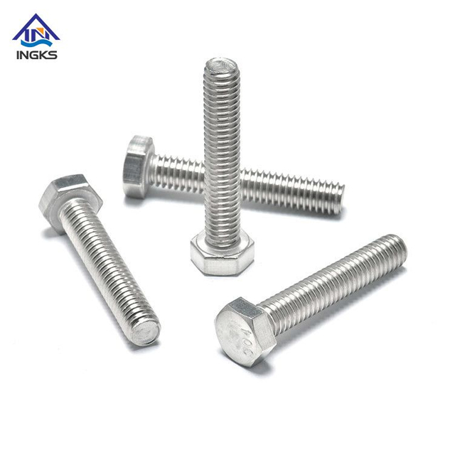 Stainless Steel 304 316 Full Thread Hex Head Bolt DIN933