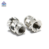 SS304/SS316 Stainless Steel Double Twill Knurled Insert Nuts