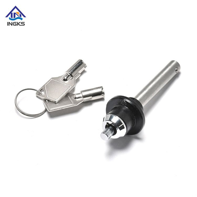 Stainleass Steel Key Locking Button Head Quick Release Ball Lock Pin