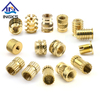 Stainless Steel Brass Hex Socket With Flange Flat Head Slotted Threaded Insert