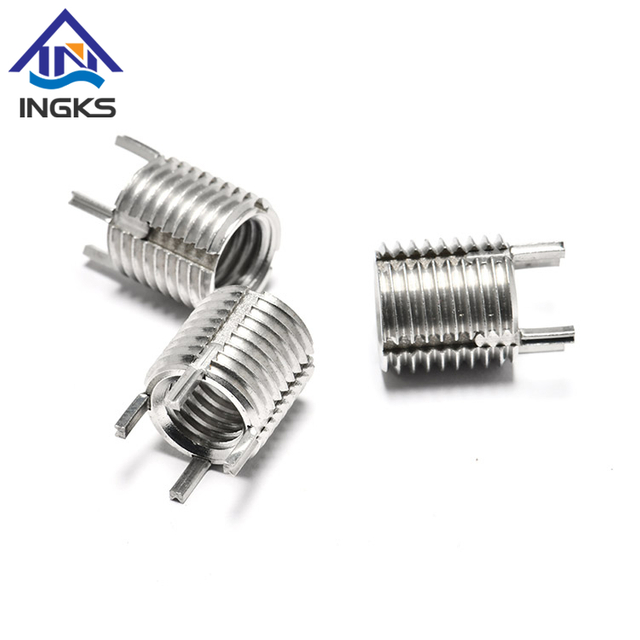 M2-M24 Stainless Steel Press Helicoil Wire Key Locking Threaded Insert 