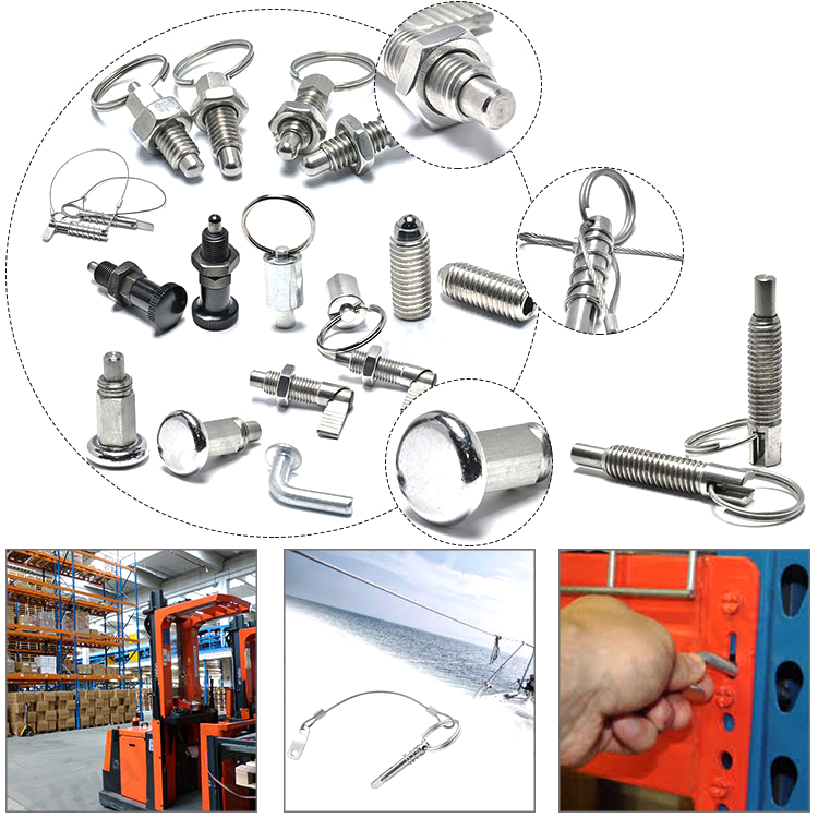 indexing plunger with flange plate