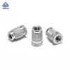 Diamond Body Insert Nuts with Straight Knurled Head And Flanged End