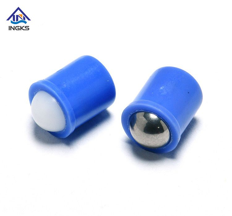 Unthreaded Flat Collared Push Fit Spring Ball Plunger