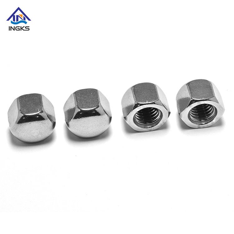 Hexagon Domed Cap Nuts DIN 1587 Stainless Steel 304/316 Plain Finish In Metric Thread M3-M36/IFI Thread #10-3/4"